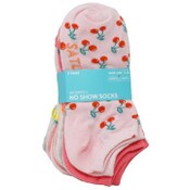 Wholesale - 7pk PL FRUIT DOW NS SOCKS SIZE 9-11, UPC: 193159127756